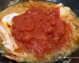 渡り蟹のトマトクリームパスタ♬作り方6写真
