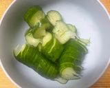 蛇腹きゅうりの練り梅和え作り方4写真