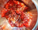 鯨の揚げ焼き(レア) 発酵玉葱作り方1写真
