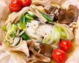 簡単痩せレシピ｜タラときのこの旨み蒸し作り方4写真