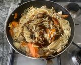 Stir-fried noodle (yakisoba): 焼きそば作り方6写真