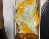全てレンジ梅照りクリーム味オムライス弁当作り方16写真