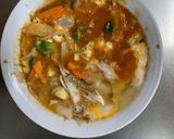 お一人様野菜たっぷりバーベキュー味親子丼作り方17写真