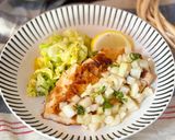 鶏むねステーキ 新玉ねぎポン酢ソース作り方8写真