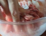 食材２つ【豚こま肉のスタミナ焼き】作り方1写真