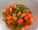 和風サラダ⭐︎カニカマ夏野菜⭐︎ピリ辛作り方3写真