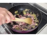 豚肉となすのバター醤油炒め★動画あり★作り方8写真