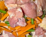 減塩料理 十六穀鶏炊き込みご飯作り方4写真