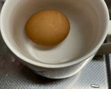 簡単マグカップでゆで卵作り方1写真