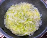昨日のカレーと作る春キャベツのスープ作り方1写真