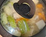 手羽と根菜の中華スープ作り方3写真