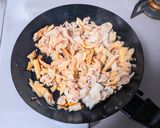 豚バラ肉舞茸ごはんとチーズ焼き作り方4写真