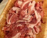 簡単！大根・豚こま肉・厚揚げの甘辛煮！作り方1写真