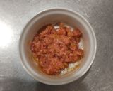 新玉ねぎの肉みそかけ作り方2写真