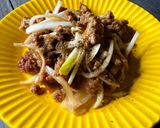 パパっと新玉ねぎと挽肉炒め作り方2写真