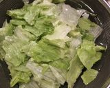 レンジで簡単！鶏むね肉のレタスサラダ作り方4写真
