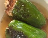ヘルシーな豆腐とカニカマのピーマン詰め😋作り方8写真