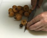 枇杷とドライトマトの冷製パスタ作り方7写真
