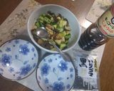 椎茸ときゅうりの醤油和え(^q^)作り方17写真