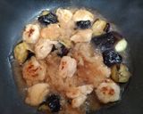 今夜の夕飯！簡単ナス料理鶏ささみみぞれ煮作り方7写真