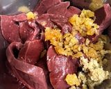 牛のハツのスタミナ炒め作り方1写真