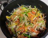 ⭐️美肌効果⭐️野菜たっぷり鯖の南蛮酢作り方5写真