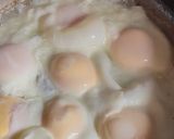 崩した目玉焼き　卵パン　卵サンド作り方1写真