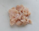 ケールと鶏むね肉のワンポットグラタン。作り方2写真