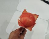 モロヘイヤとトマトのにんにくスープ作り方2写真