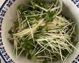ちくわと貝割れ菜の梅肉和え作り方2写真