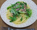 トリュフ塩で春キャベツとベーコンのパスタ作り方5写真