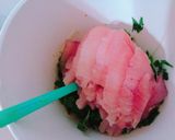 ＊ビンチョウマグロの中華風刺身サラダ＊作り方3写真