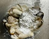 牡蠣とせりの和風ミルクアヒージョ風作り方4写真