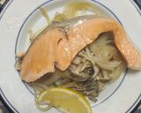 鮭ときのこのしょうゆ蒸籠蒸し作り方7写真