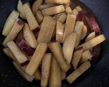 さつまいものバター炒め作り方4写真