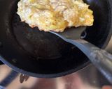 低糖もっちり☆オートミールのお好み焼き作り方4写真