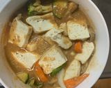 お一人様クリーミーおこわ味豆腐野菜炒め作り方19写真
