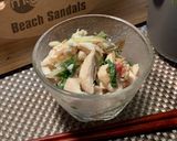 茹でささみ!梅肉大葉みょうが和え✨作り方8写真