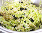 キャベツとえのきの旨塩のりナムル作り方3写真