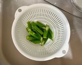 レンジで簡単！オクラのさっぱり白だし漬け作り方4写真