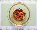 簡単昼食・今日の夕飯挽肉豆乳坦坦麺うどん作り方3写真
