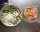 ささみ、しめじのヘルシー炒め✨作り方1写真