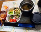 簡単シンプルに❗エノキとワカメの味噌汁☺作り方8写真