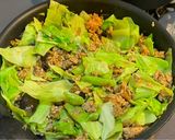 色んな食感😍ナスとキャベツの肉味噌炒め作り方6写真