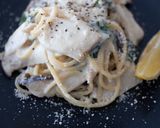 きのこの豆乳レモンクリームパスタ作り方5写真