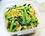 ＊ほうれん草と鶏ひき肉のピリ辛炒め作り方5写真