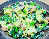今日の副菜！簡単！ほうれん草と卵のソテー作り方5写真