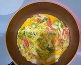 簡単🦀カニカマでかに玉風⁉︎天津飯🟡作り方2写真