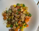 レンジ簡単洋風タコライス味オムライス弁当作り方4写真