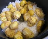 お鍋で炊く栗ご飯　作り方7写真